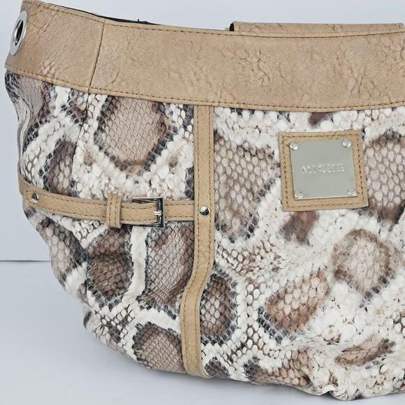 Miche Bianca Demi Shell Tan Python Print Faux Leather * Shell Only * - Picture 2 of 15